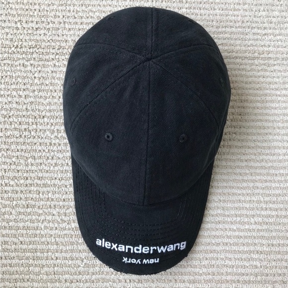 Alexander Wang Black Baseball Cap